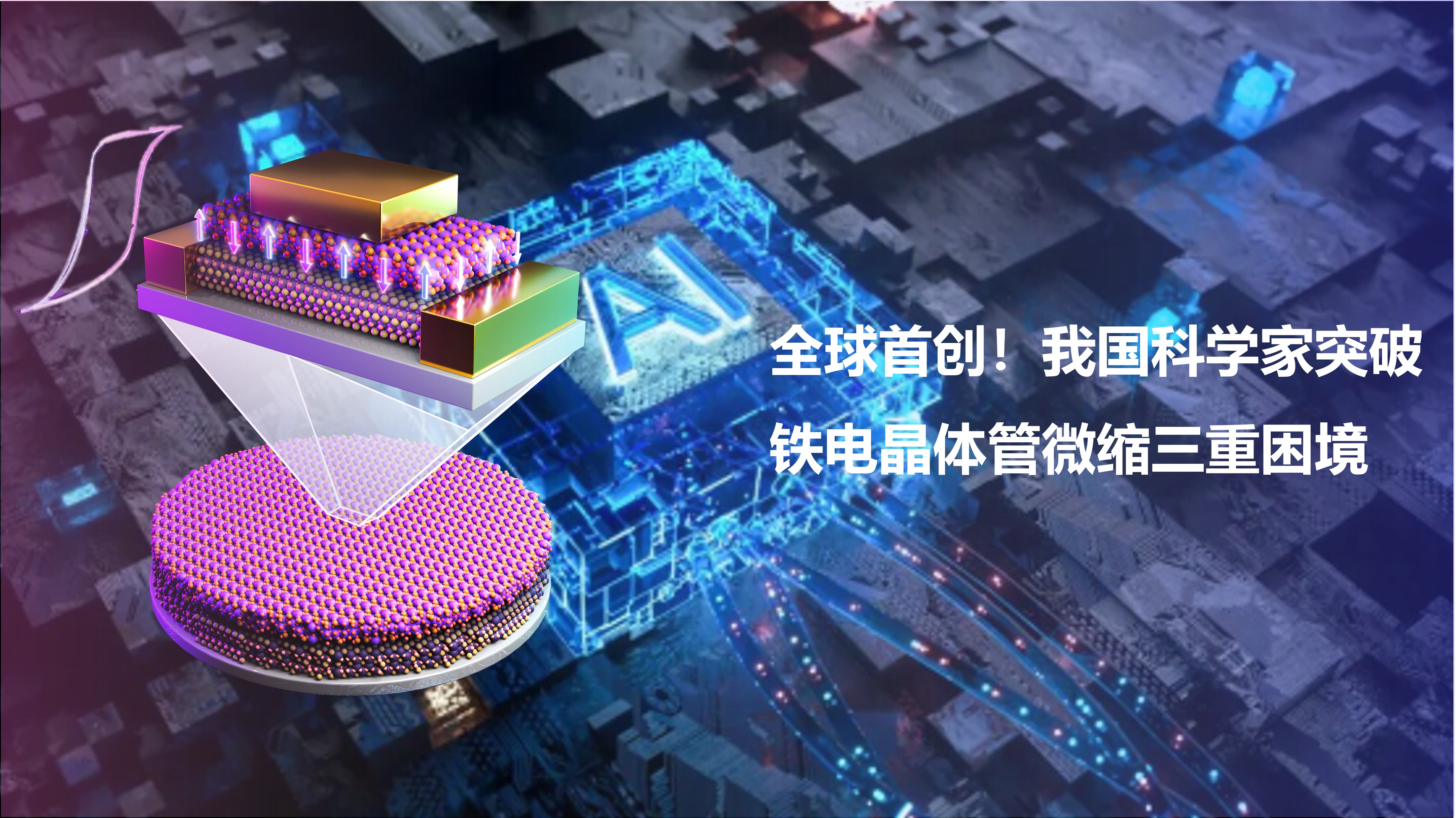 Science | 彭海琳课题组报道新型铋基二维铁电氧化物，突破铁电晶体管超低电压、高耐久极限