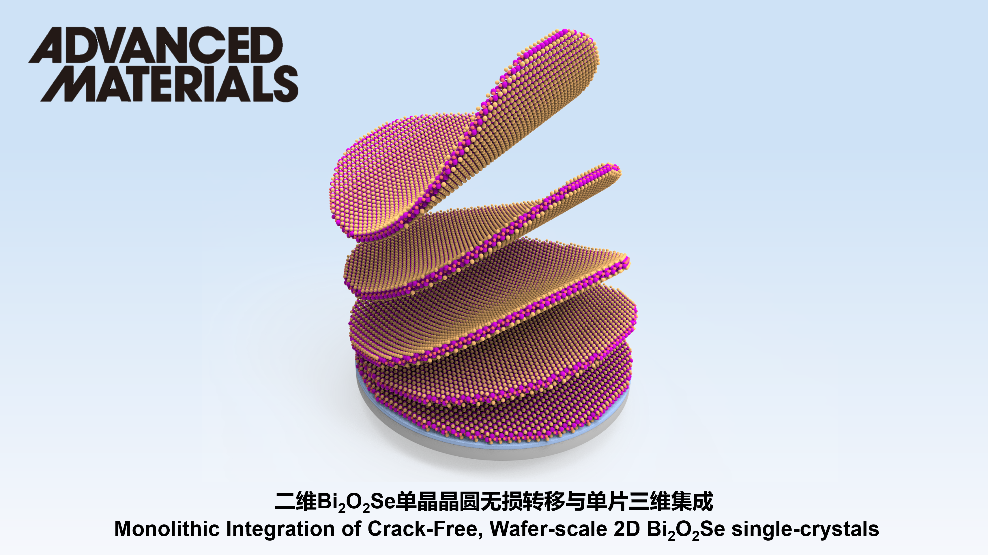 Adv. Mater. | 彭海琳课题组报道二维Bi<sub>2</sub>O<sub>2</sub>Se单晶晶圆的无损转移与异质集成方法